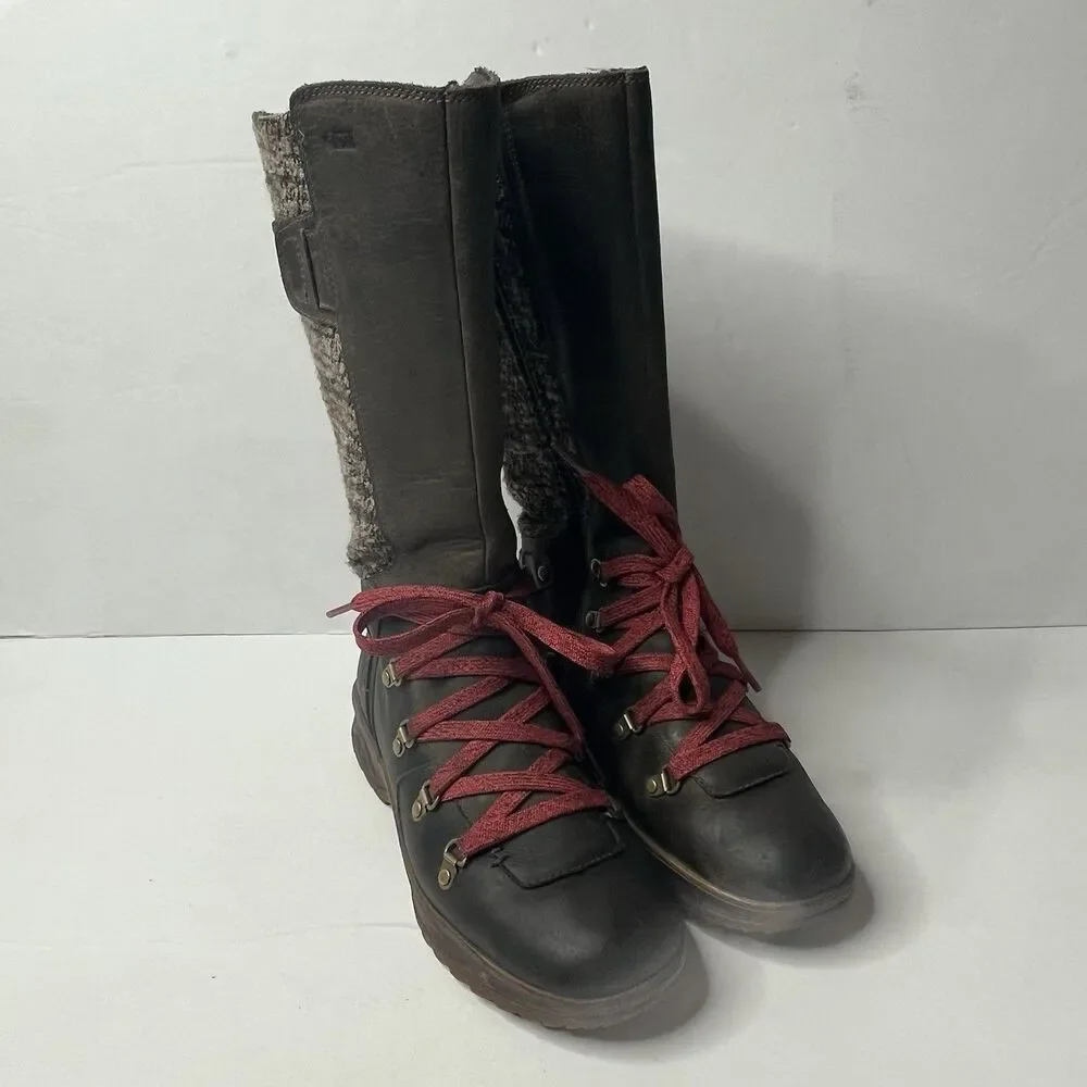 Merrell Bungee Cord Eventyr Cuff Mis Calf Zip UP Boots Women's Size 5.5